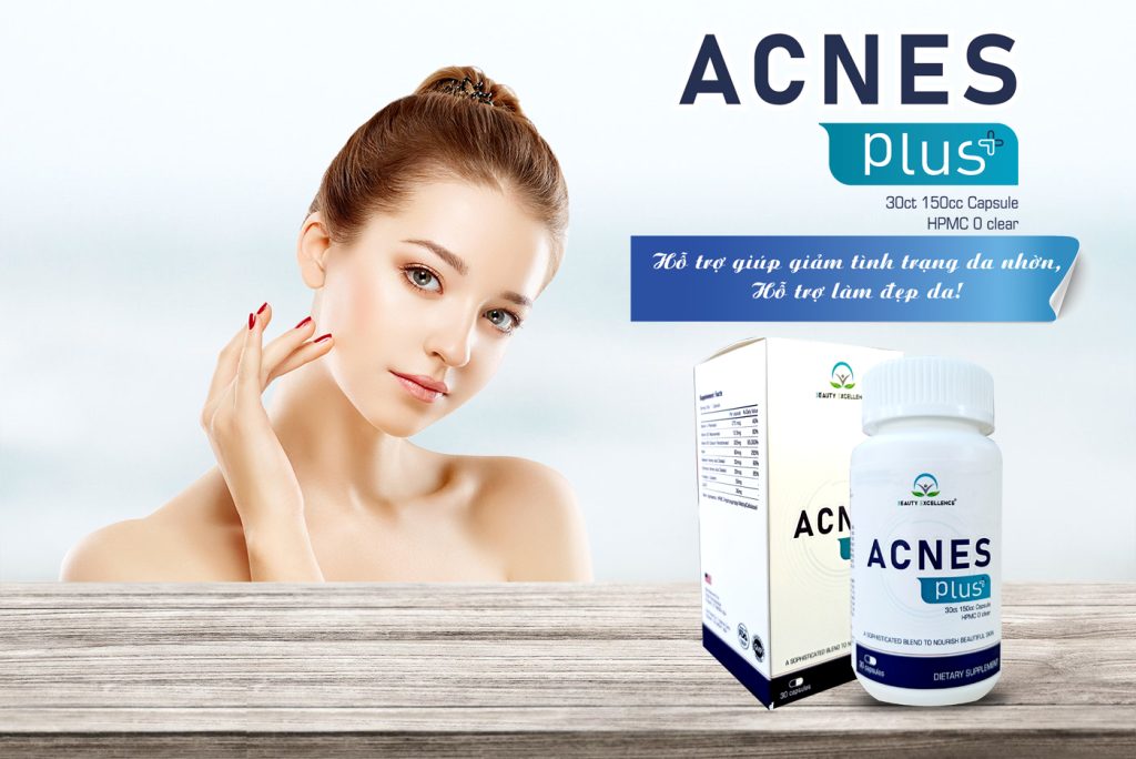Acnes Plus - Viên uống trị mụn nhập khẩu Hoa Kì [New 2024]